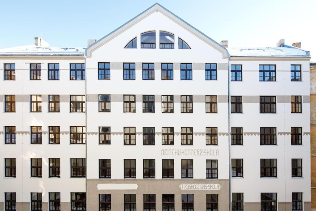 Designer Loft In The City Center Apartment Riga Bagian luar foto